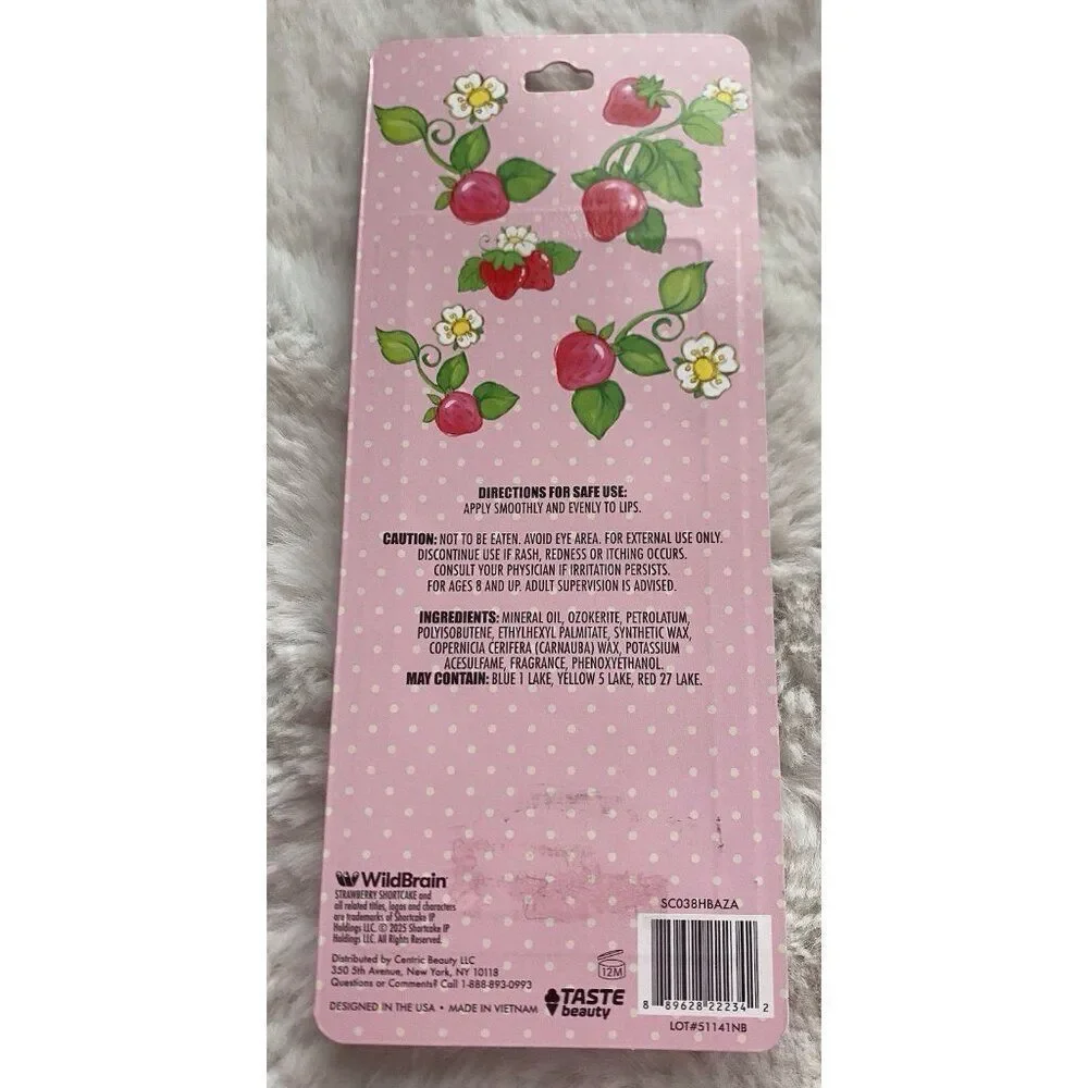 8 Pack Strawberry Shortcake Flavored Lip‎ Balms Lemon Meringue Cake Batter NEW